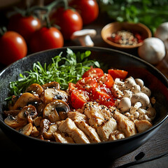 Delicious food close-up