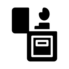 Obraz premium Lighter glyph icon