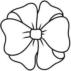 Handlebar Drawn Ribbon Outline