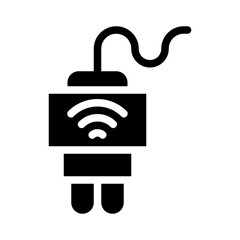 Plug glyph icon