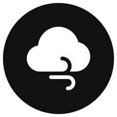 Editable windy cloud vector icon. Part of a big icon set family. Perfect for web and app interfaces, presentations, infographics, etc