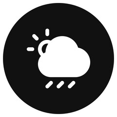 Editable sunshower vector icon. Part of a big icon set family. Perfect for web and app interfaces, presentations, infographics, etc