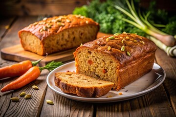 Delicious Homemade Carrot Bread Recipe -  High-Resolution Photo of Warm, Spiced Carrot Loaf