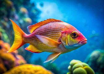 Dentex Dentex Fish: Underwater Portrait, Mediterranean Sea,  Close-up, Wildlife Photography, Marine Life