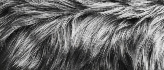 light grey fur background. top view of a light brown fur cloth texture