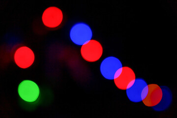 color bokhe lights background.eautiful blurred light bokhe for background material.