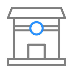 Store building icon. Concept of shopping, commerce, and retail.