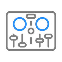 DJ mixer icon. Concept of music, party, and entertainment.