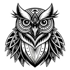 Obraz premium Burrowing Owl Aruba silhouette