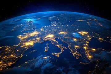 Global Nightlights Satellite Image