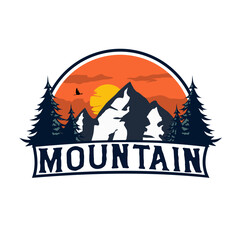 camping in the mountains