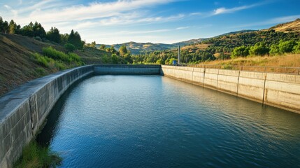 Fototapeta premium Hydrologists study water systems to ensure future supply.