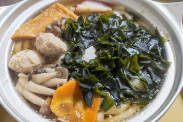 具沢山の鍋料理