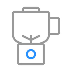 Blender icon for healthy lifestyle and nutrition. Concept of cooking, blending, and mixing.