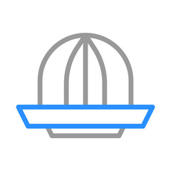 Citrus Juicer Icon. Concept of Healthy Lifestyle and Fresh Juice.