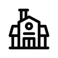 house icon. vector line icon for your website, mobile, presentation, and logo design.