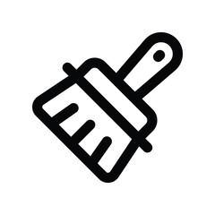 brush icon. vector line icon for your website, mobile, presentation, and logo design.