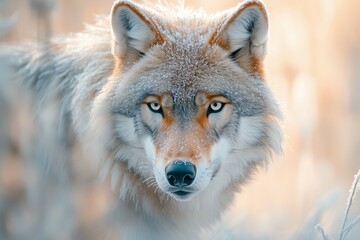 Winter Stare, Wolf