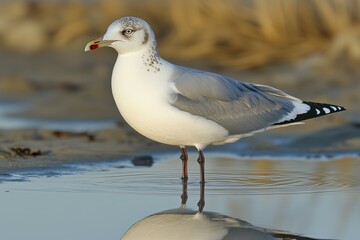 Fototapeta premium Shoreline Sentinel, Seagull