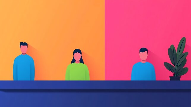 Vibrant Minimalist Design for a Business Customer Loyalty Program