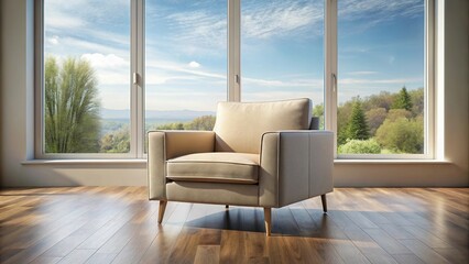 Spacious and cozy frameless armchair for ultimate comfort and relaxation