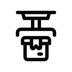 conveyor belt icon. vector line icon for your website, mobile, presentation, and logo design.