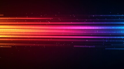 Obraz premium Glowing Digital Lines and Business Graphs for Corporate Innovation Themes