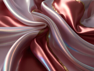 abstract holographic iridescent background AI generated	
