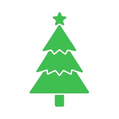 green christmas tree