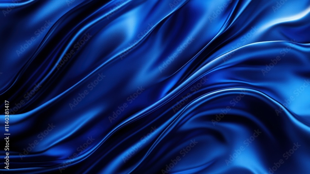 Poster create clean copy space on abstract blue wave background for digital projects