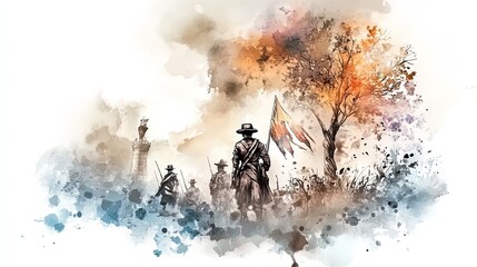 black and white artwork capturing the historical 1865 celebration of freedom: perfect for sports room decor and inspiring wall art