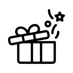 Gift line icon