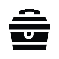 toolbox icon. vector glyph icon for your website, mobile, presentation, and logo design.