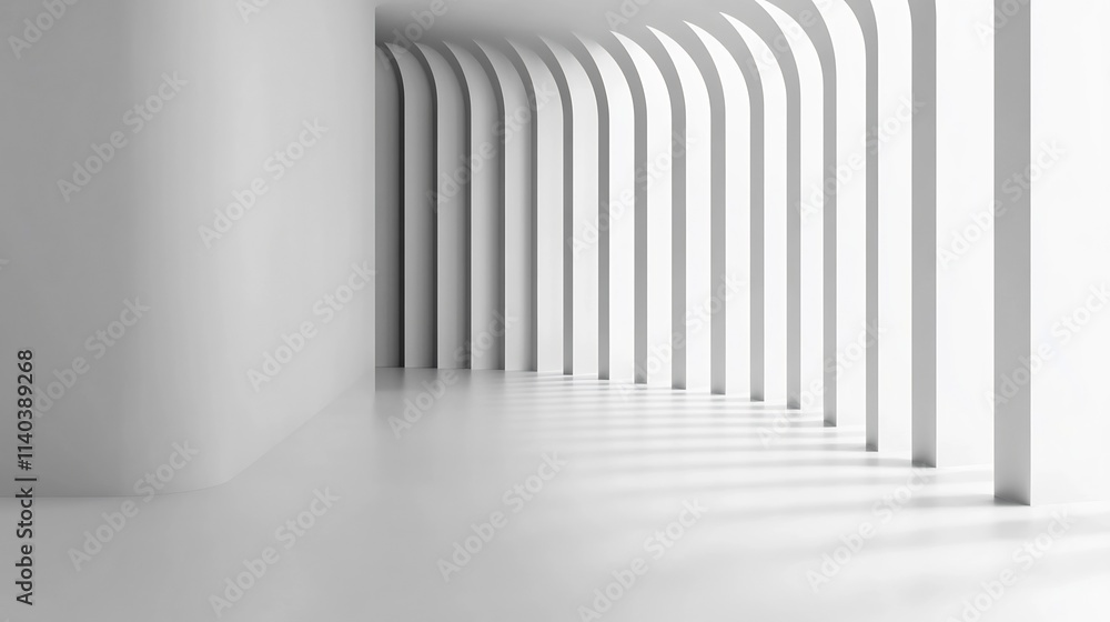 Poster minimalist architecture of business performance management system