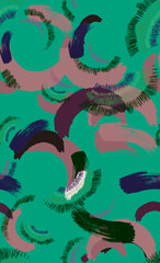 Naklejka premium pattern with fishes