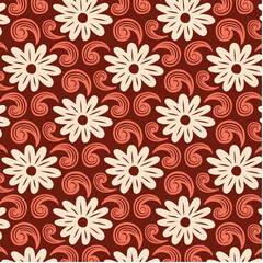 Geometric jasmine pattern backgrounds shape repetition.