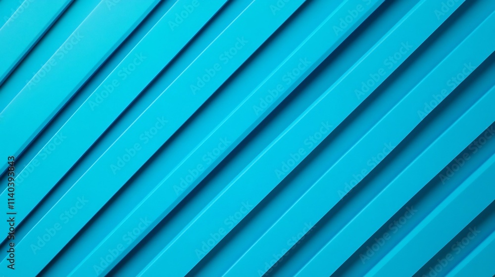Poster vibrant blue diagonal intersecting lines abstract background