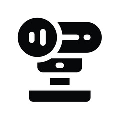 motion sensor icon. vector glyph icon for your website, mobile, presentation, and logo design.