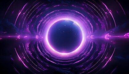 Obraz premium Abstract depiction of a cosmic portal.