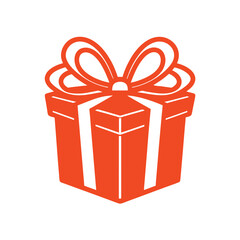 Gift Box Logo Design Vector