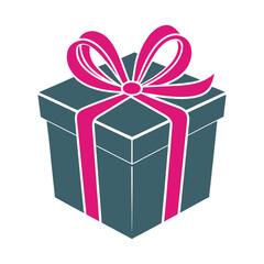 Gift Box Logo Design Vector