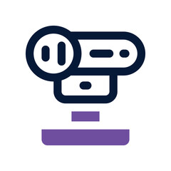 motion sensor icon. vector dual tone icon for your website, mobile, presentation, and logo design.