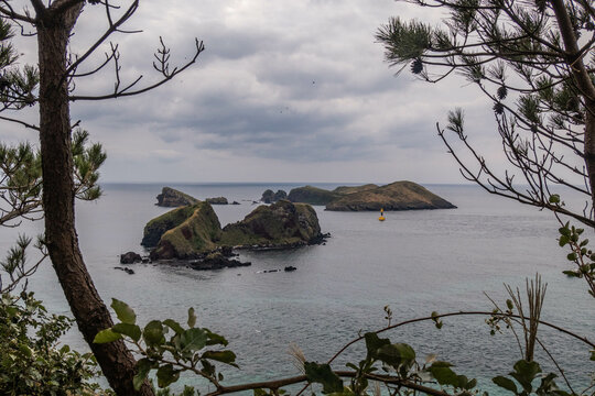 View of Chagwido Island, Jeju Olle Trail, Jeju, South Korea