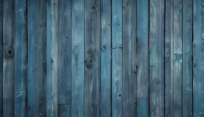 Fototapeta premium Aged blue wooden planks with a weathered, worn look on a wooden background , wood, patina, plank