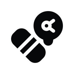 drug icon. vector glyph icon for your website, mobile, presentation, and logo design.