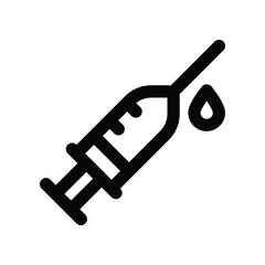 syringe icon. vector line icon for your website, mobile, presentation, and logo design.