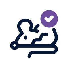 lab rat icon. vector dual tone icon for your website, mobile, presentation, and logo design.