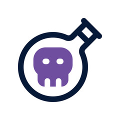 toxin icon. vector dual tone icon for your website, mobile, presentation, and logo design.