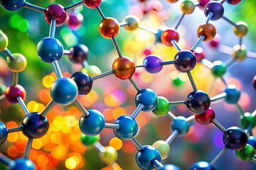Glyphosate Chemical Structure, Bokeh Background, Molecular Formula, Pesticide, Herbicide, Agriculture, Chemistry, Science