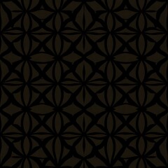 Dark Chocolate Geometric Pattern 